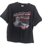 Men’s Graphic T Shirt Christmas Story “You&#39;ll Shoot Your Eye Out!” Black... - £10.24 GBP