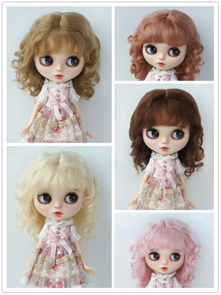 D20313 All Sizes Princess Long Curly BJD Mohair Wigs Suit For Girl And Boy - £31.08 GBP+