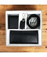 Personalised Leather Gift Set for Him, Wallet, Belt, Keyring, Groomsman ... - $2,924.58 MXN