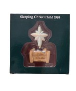 Sleeping Christ Child Manger Ornament American Greetings 1989 O Come Let... - £13.66 GBP