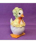 Vintage Lefton China Mother Goose with bonnet trinket box 01784 figurine... - $149.63 MXN