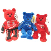 NASCAR Dale Earnhardt Junior Golden Bears With Tags Lot of 3 Plush - $19.35