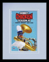 Robot Chicken 2019 Season 10 Adult Swim Framed 11x14 ORIGINAL Advertisem... - $34.64