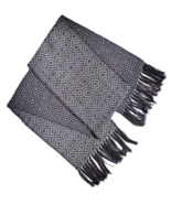 Men&#39;s gray shawl woven of Bolivian Alpaca and Llana wool 145 x 21 cm (57... - £23.24 GBP
