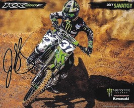 Joey Savatgy, Supercross, Motocross, Signed, Autographed Monster 8x10 Photo Card - £50.25 GBP