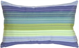 Sunbrella Seville Seaside 12x19 Outdoor Pillow, with Polyfill Insert - £39.46 GBP