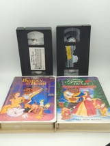 Disney&#39;s Beauty and the Beast Belle VHS Movie Lot Of 2 Pre-Owned (Tested) - £11.07 GBP