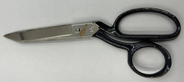 Vintage WISS TRIMLINE 427 Scissors Shears 7&quot; Black Handle USA Right Handle - £10.10 GBP