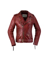 Whet Blu Women&#39;s Rockstar Moto Leather Jacket - £135.94 GBP