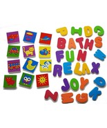 Bath Time Alphabet Learn and Spell Foam Play Pieces with Storage Bag - $231.38 MXN