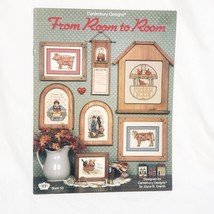 From Room to Room Cross Stitch Pattern Leaflet Canterbury Designs 53 Country - $14.84