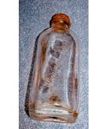 Vintage Marion-Kay. Clear Glass Bottle w/lid-Lot 23 - £16.41 GBP