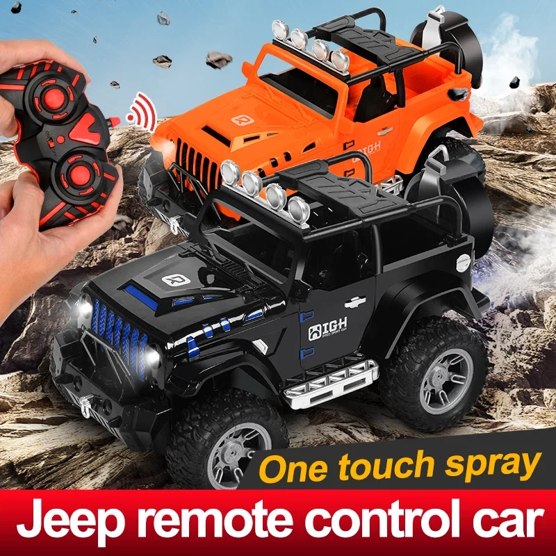 Rc Cars Large Size 4WD Off Road Jeep Wrangler Big Foot Climbing High Speed - £37.57 GBP+