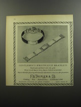 1956 F.R. Tripler &amp; Co. Jewelry Ad - Gentlemen&#39;s wristwatch bracelets - £14.72 GBP