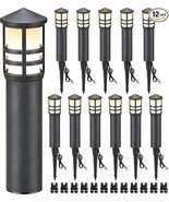 SUNVIE 12-Pack Low Voltage Landscape Pathway Lights 3W Outdoor - $183.37 CAD