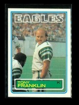 Vintage 1983 TOPPS Football Trading Card #139 TONY FRANKLIN Philadelphia Eagles - £3.88 GBP