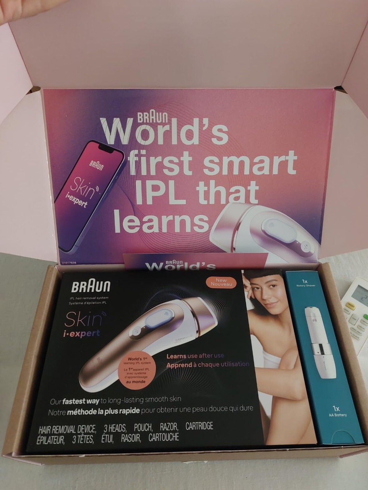 Braun IPL Skin i·Expert Home Laser Hair Removal Smart IPL - Case Trimmer... - $334.00