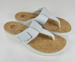 Clarks Sandals Thong Cloudsteppers Women&#39;s Step June Reef New w/o Box Retail $90 - £46.97 GBP