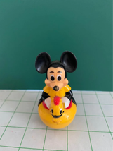 Vintage Mickey Mouse On Horse Roly-Poly 4” Rattle - £11.94 GBP