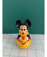 Vintage Mickey Mouse On Horse Roly-Poly 4” Rattle - £11.96 GBP