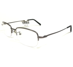 Technolite Flex Eyeglasses Frames TLF 8001 GUN Shiny Gunmetal Silver 52-18-140 - £32.95 GBP