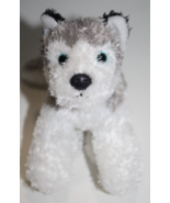 Aurora World Siberian Husky Puppy Dog 6&quot; Plush Mini Flopsies Stuffed Sof... - £10.81 GBP