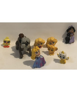 Disney Lot of 8 Figures Figurines Toys Princess T1 - $14.84