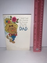 Vintage 1960’s Hallmark Happy Birthday Dad Greeting Card Lion  - $4.94