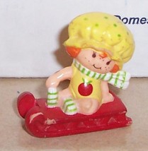 1981 Kenner Miniature PVC figure Strawberry Shortcake Apple Dumplin on s... - $14.43