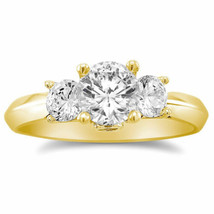 Solid Genuine 14k Gold 3/4ct Round Diamonette Cubic Zirconia Engagement ... - $6,849.25 MXN+