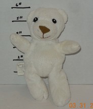 2006 Lil Luvables White Bear Spin Master Toy Teddy 6" For Fluffy Factory - $14.43