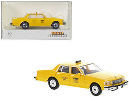 1987 Chevrolet Caprice Taxi Yellow New York City Taxi 1/87 HO Scale Model Car Br - £25.94 GBP