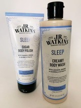 JR Watkins Natural Sleep Body Care Set Body Wash And Body Polish Lavende... - $24.74