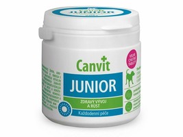 Genuine Canvit Junior Vitamins DOGS Food Supplement complex dog 100g / 230g - £22.47 GBP+