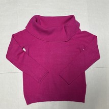 Anthropologie Shelby Women’s Pullover Sweater XS Off the Shoulder Hot Pink - $26.90