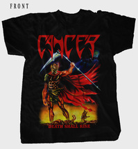 CANCER-Death Shall Rise, Black T-shirt Short Sleeve (sizes:S to 5XL) - £14.93 GBP