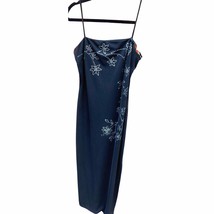 Arianna By Rachel Kaye Black Silver Glitter Bead Evening Dress Size 6 New - £15.77 GBP