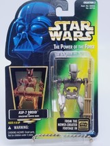 New 1996 Hasbro Star Wars Power of the Force ASP-7 Droid 3.75&quot; Action Fi... - £7.54 GBP