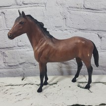 Vintage Breyer Horse Model Figurine Brown &amp; Black With Realistic Details - £11.46 GBP