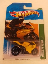 Hot Wheels 2012 #052 Yellow Ducati 1098 Motorcycle Treasure Hunts 02/15 MOC - $14.99