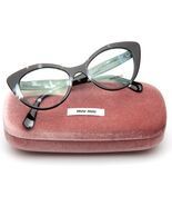 NEW MIU MIU VMU 01R PC7-1O1 Black EYEGLASSES 50-18-140mm B40mm Italy - $151.89