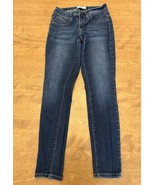 Royalty For Me Mid Rise Skinny Stretch Whisper Dark Wash Blue Jeans Sz 4... - £12.44 GBP
