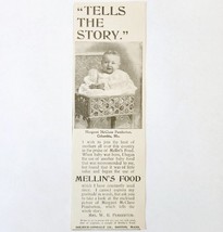 Mellin&#39;s Baby Food 1897 Advertisement Victorian Margaret Pemberton Mo AD... - $19.99