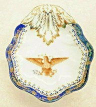 Sadek Hand Painted  American Bald Eagle Open Candy Dish # 7441 Circa 1948 - £51.86 GBP