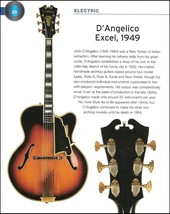 1949 D&#39;Angelico Excel + 1960 Cort SFX 6-string guitar history article print - £3.38 GBP