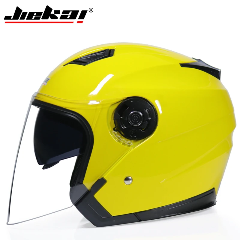 JIEKAI Motorcycle Helmets Electric Bicycle Helmet Open Face Dual Lens s Men Wome - £330.51 GBP