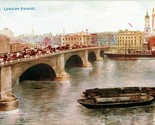 Vtg Celesque Postcard London England - London Bridge Photochrom Co Ltd U... - $3.91