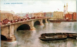 Vtg Celesque Postcard London England - London Bridge Photochrom Co Ltd Unused - £3.08 GBP