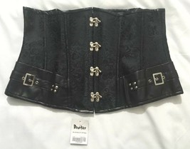 Bonitaz Double Adjustable Corset Bustier Black Sz 3-4XL New With Tags Fr... - £56.88 GBP