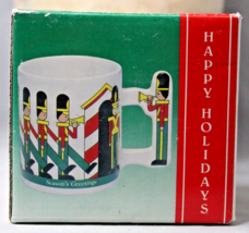 Collectible Christmas Coffee Mug Toy Soldier 1988 The Love Mug Woolworth - $12.46